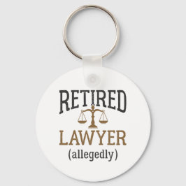 Återtrött advokat, påstådd advokat Pension Nyckelring
