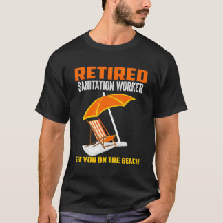 Återtrött sanitetsarbetare Tanken på Pension Gi T Shirt