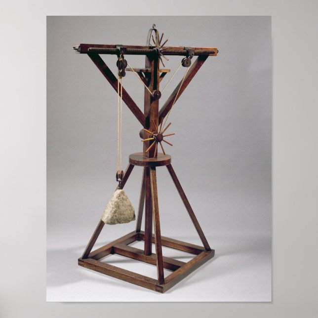 Återuppbyggnad av da Vincis utformning Poster (Framsidan)