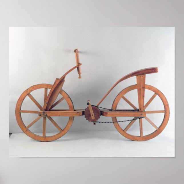 Återuppbyggnad av da Vincis utformning Poster (Framsidan)