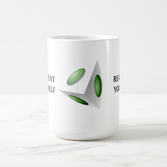 Återuppfinna din egen 3D-design Kaffemugg (Center)