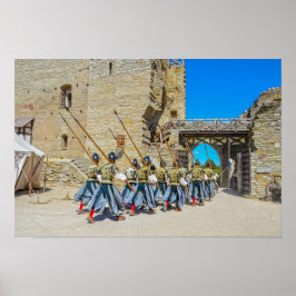 Återuppförande av 1500-talets militärövningar, Est Poster