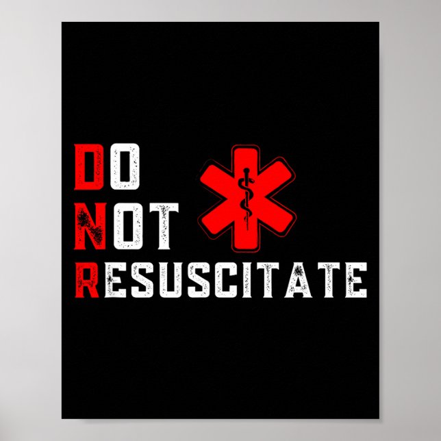 Återuppliva inte Undertecknad Dnr Poster (Framsidan)