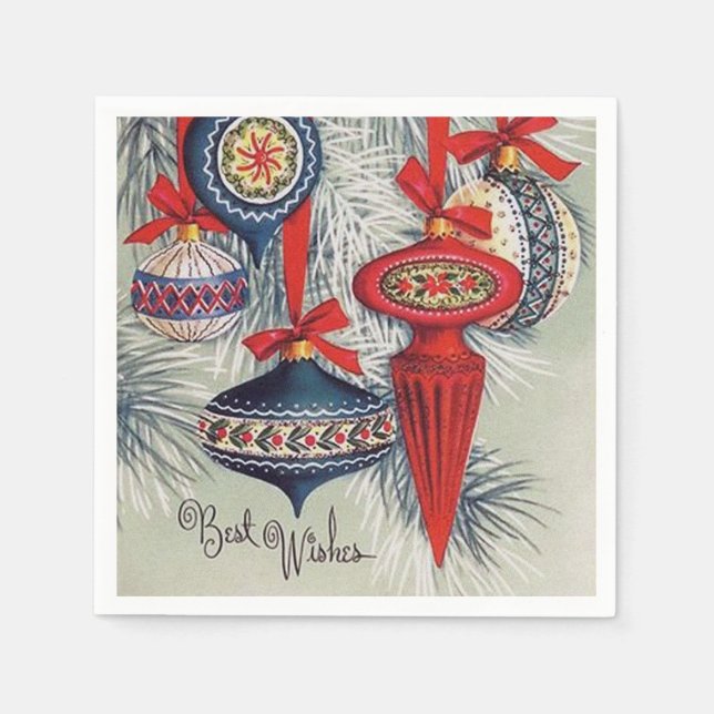 återupprepa julhelgen lökar Helgdag Pappersservett (Framsidan)