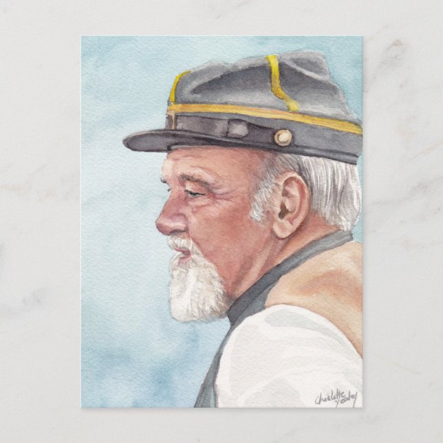 Återupprullningsdon för vattenfärg Art-vykort Vykort (Framsida)