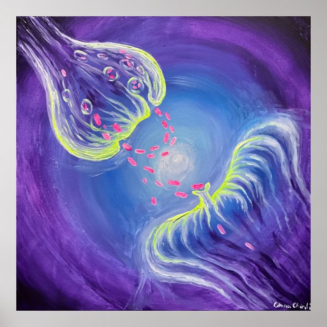 Återupptag av serotonin poster (Framsidan)