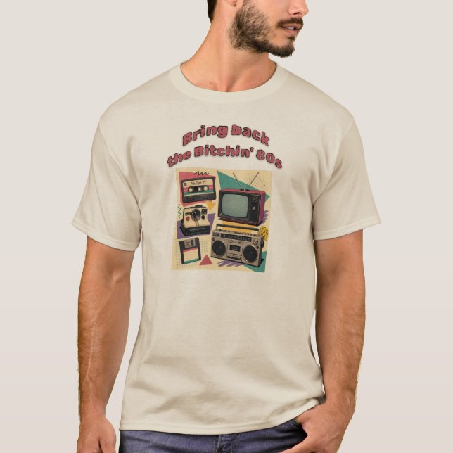 Återuppväck de fantastiska 80-talet - retro t shirt (Framsida)