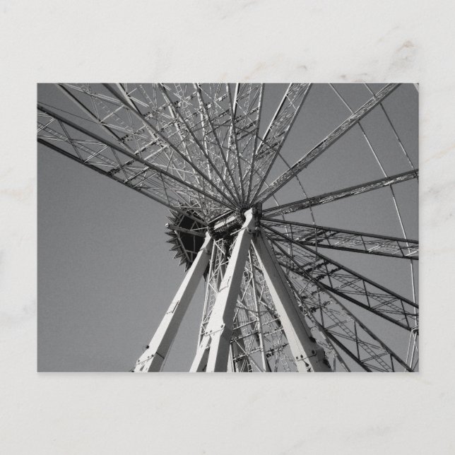 Återuppvisning av hjulet vykort (Framsida)