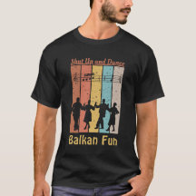 Återutformning av vintagen på Balkan T-Shirt
