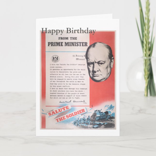 Återutskrift av brittisk krigstid poster. kort (Framsida)