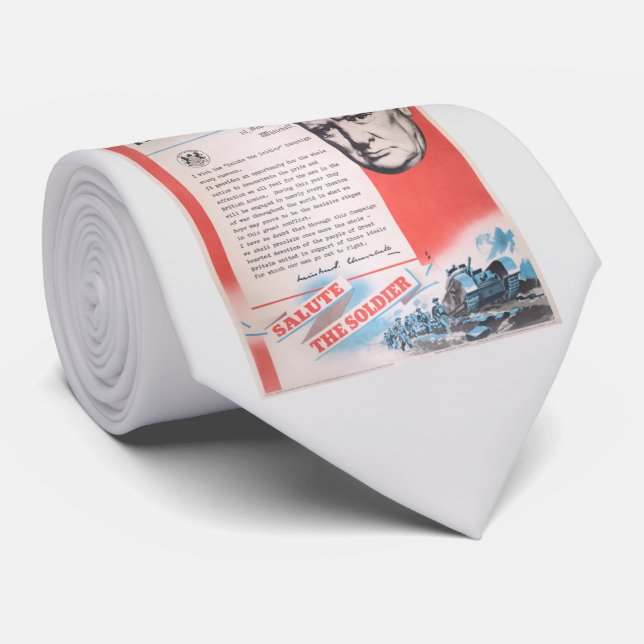 Återutskrift av brittisk krigstid poster. slips (Rullad)