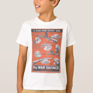 Återutskrift av brittisk krigstid poster. t shirt
