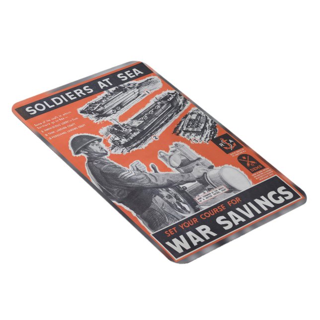 Återutskrift av brittiskt poster krigstid magnet (Högersidan)