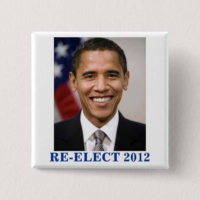 ÅTERVAL OBAMA 2012 KNAPP (Framsida)