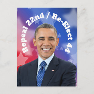 Återväl president Obama Vykort