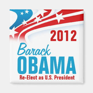Återvald Barack Obama Magnet