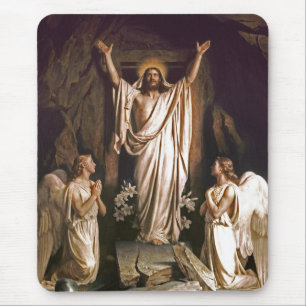 Återvändande av Kristus. Fin Art Gift Mousepad Musmatta