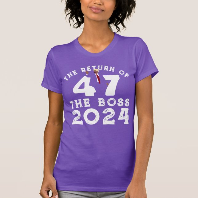 ÅTERVÄNDANDET AV CHEF TRUMP 2024 T SHIRT (Framsida)