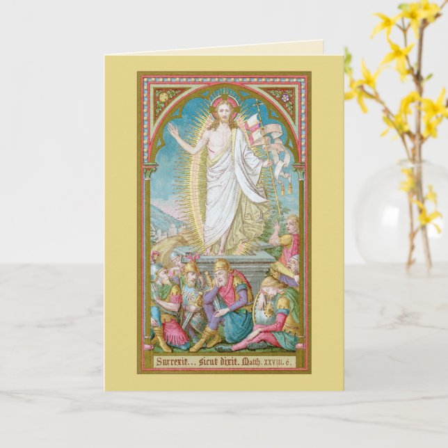 Återvändandet av Jesus-kort (SAU 041) Kort (Gul blomma)