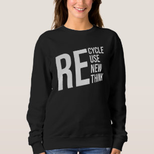 Återvinn Återanvänd Förnya Ompröva Kris Miljö A T Shirt