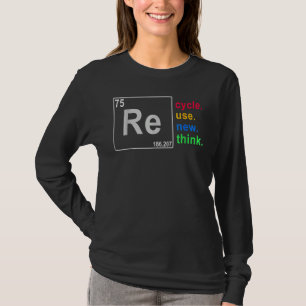 Återvinn Återanvänd Förnya Ompröva Kris Miljö A T Shirt