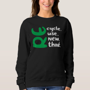 Återvinna Återanvänd Förnya Ompröva Kris Miljö A T Shirt