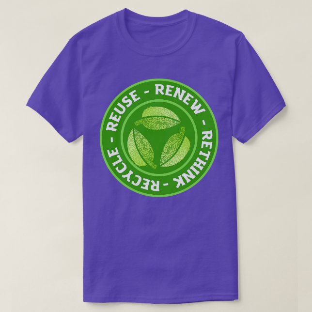 Återvinna Återanvänd förnyelse av omprövning 2 T Shirt (Design framsida)