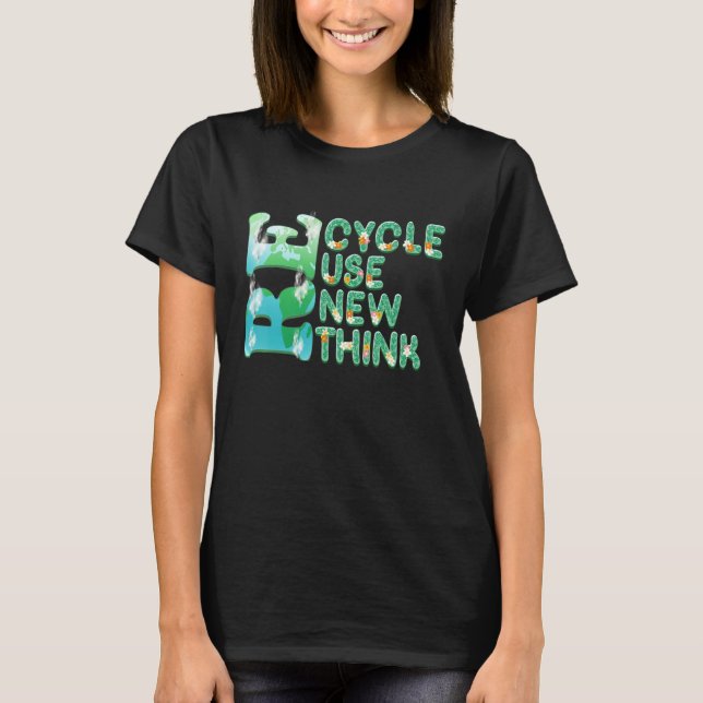 Återvinna Återanvända Förnyelse av omprövning av k T Shirt (Framsida)
