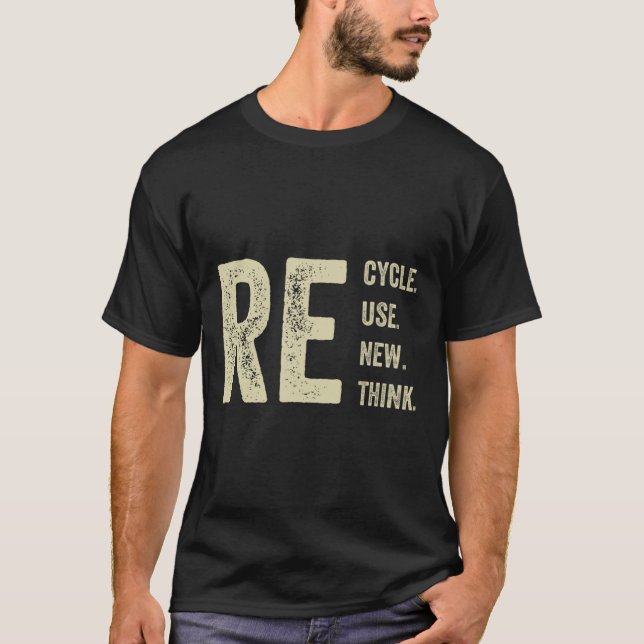 Återvinna Återanvända Förnyelse av omprövning av k T Shirt (Framsida)