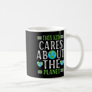 Återvinna Den här Kid Cares Planet Spara World Hou Kaffemugg