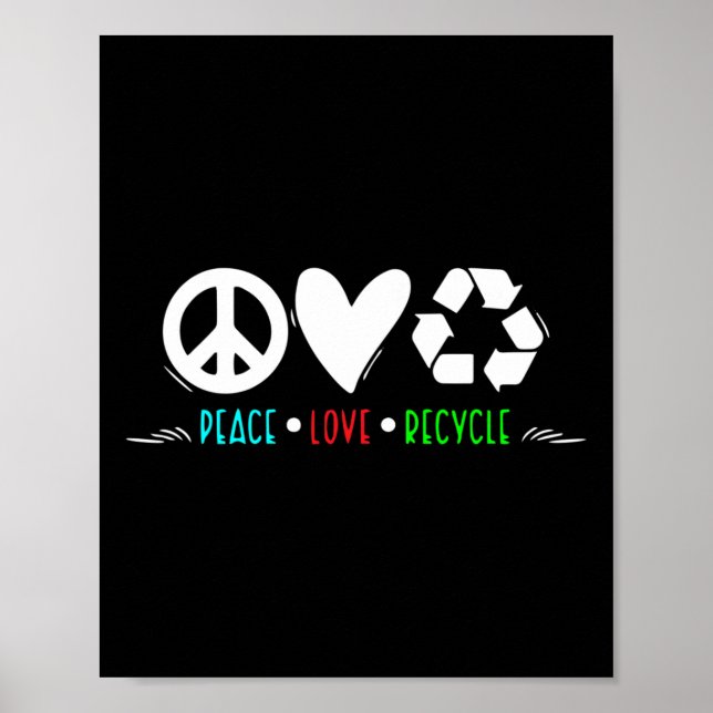 Återvinna Earth Day - Recycling Poster (Framsidan)