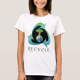 Återvinna för morjord t-shirt