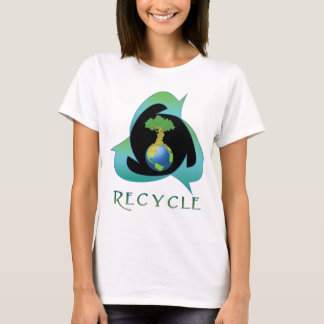 Återvinna för morjord t-shirt
