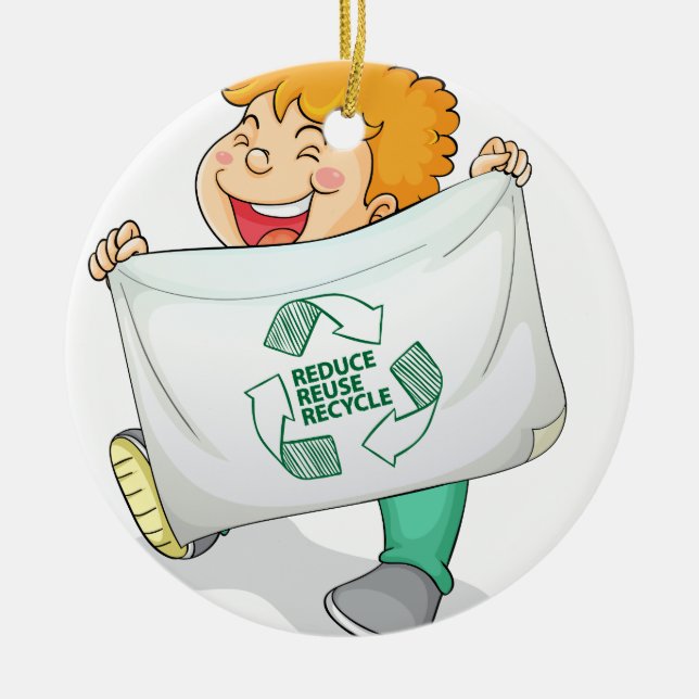 Återvinna Julgransprydnad Keramik (Framsidan)