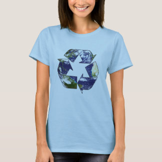Återvinna nu tee shirt