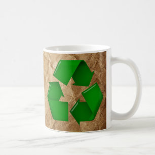 Återvinna - Papper i sammanfogad form Kaffemugg