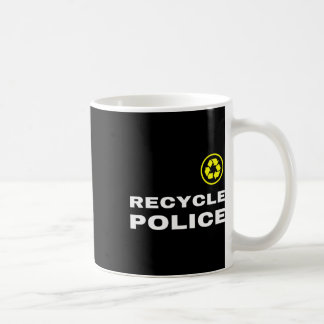 Återvinna Police Funny Recycling Slogan Say Quote Kaffemugg