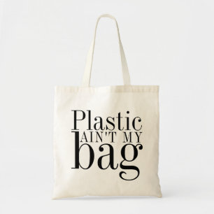 Återvinna Reuse Reducera Plastik är inte min säc Tygkasse