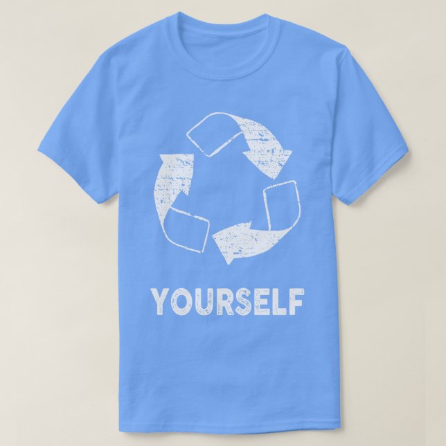 Återvinna själv t shirt (Design framsida)