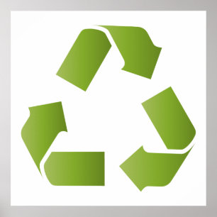 ÅTERVINNA SYMBOL POSTER