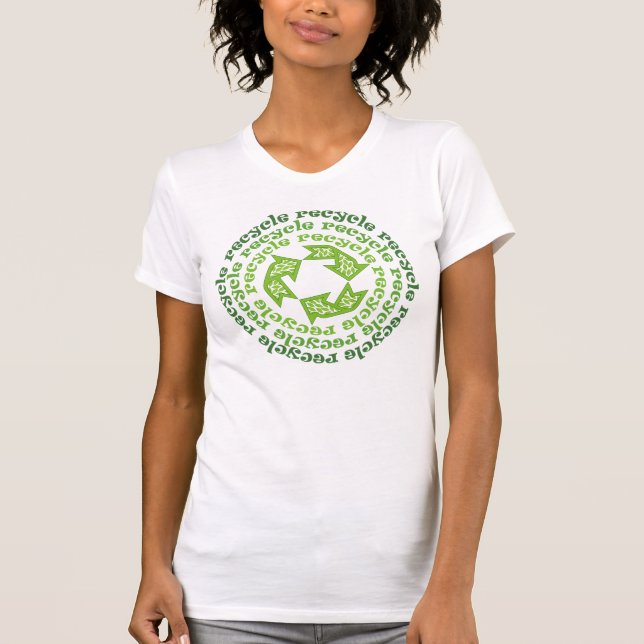 Återvinna T-tröjor Tee Shirt (Framsida)