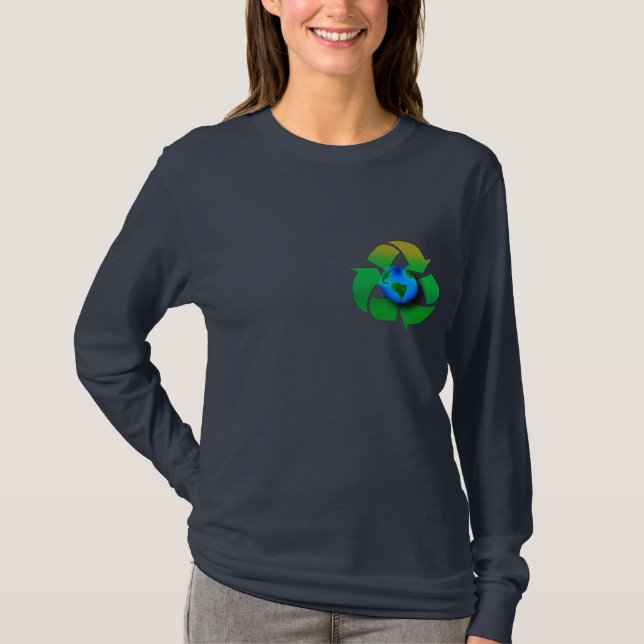 ÅTERVINNA VÅR PLANET-serie T-shirt (Framsida)