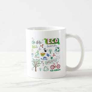 ÅtervinnaEco vänskapsmatch Kaffemugg