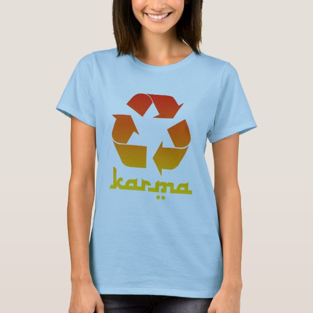 ÅtervinnaKARMA T-shirt (Framsida)
