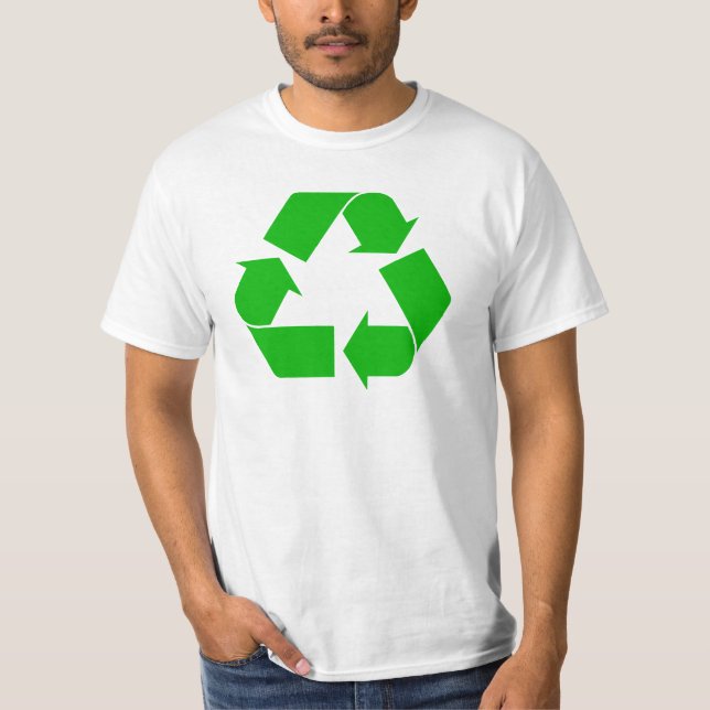 Återvinnan värderar T-tröja Tee Shirt (Framsida)