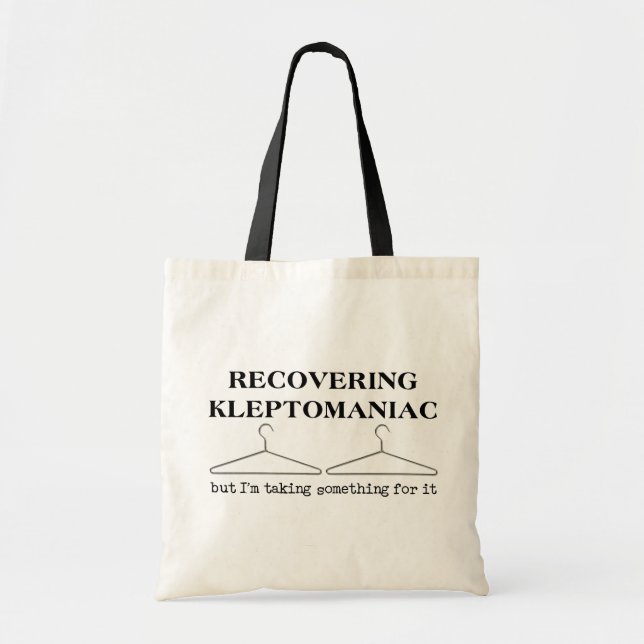 Återvinnande Kleptoman Rolig Väska Humor (Framsidan)