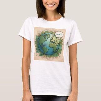 Återvinnans jorddesign t shirt