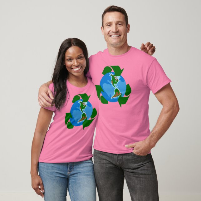 återvinnans spara på jorden t shirt (Unisex)