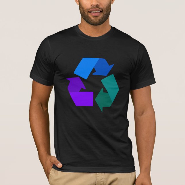 återvinnaskjorta tee (Framsida)