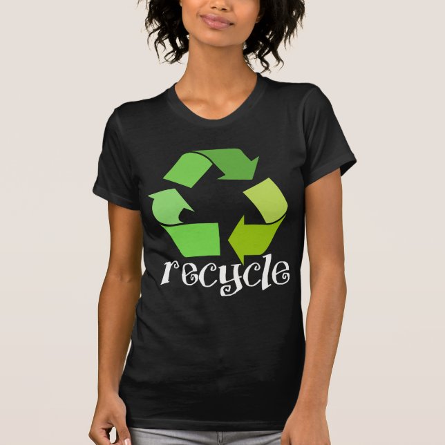 Återvinnasymbol! T Shirt (Framsida)